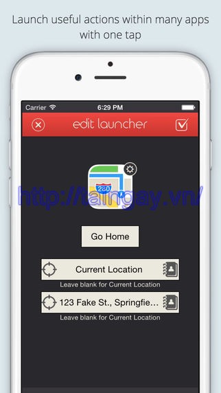 Launcher cho iOS
